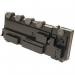 The image shows a set of TSW Waste Toner Containers Compatible with Lexmark 78C0W00. These containers have a page yield of 25000 pages and are designed to collect waste toner from Lexmark printers. They appear to be compact and black in color.