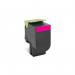 This photo shows a set of TSW Ink Cartridges for Lexmark CX310 printers. The cartridges are compatible with the CX310 model and have a standard yield of magenta toner. The product code is 80C2SM0 and has a 2000-page yield.