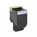 The image shows a pack of TSW ink cartridges that are remanufactured for use in Lexmark printers. The cartridges are black in color and have a yield of 8000 pages.