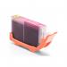 The photo shows TSW ink cartridges for Canon printers. The cartridges are compatible with model numbers 4710A002, BCI6PM, and BCI3PM. One of the cartridges is photo magenta and has a page yield of 280 pages. The packaging reads CBCI6PM.