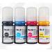 This photo shows a TSW Ink Cartridge that is compatible with Epson 104 in the color cyan. The cartridge has a 7500 page yield and is designed with a CC13T00P240 model. It features a sleek design and bold packaging. The ink tank is filled with vibrant cyan ink and has a smooth, glossy finish. The label clearly displays the brand name and cartridge number. Overall, it appears to be a high-quality and reliable option for printing needs.