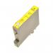 This photo features a pack of TSW ink cartridges compatible with Epson inkjet printers. The cartridges are in vibrant yellow and contain 20ml of ink each.