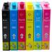 The photograph shows a set of TSW ink cartridges compatible with the Epson C13T08064010 model. The cartridges are in vibrant light magenta color and have a page yield of 720. The packaging is labeled as CC13T080640.