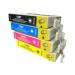 The photograph shows a set of TSW Ink Cartridges in yellow, with a page yield of 474. These cartridges are compatible with the Epson C13T12944011, and are ideal for high-quality printing.