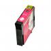 The photo shows a vibrant magenta ink cartridge with the brand TSW on it. It is compatible with Epson inkjet printers and has a capacity of 17ml. The design features a sleek and modern look. The color is bold and eye-catching.