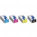 The photo features a TSW ink cartridge compatible with Epson printers. The cartridge is in the color cyan and has a capacity of 32.5ml. Its label reads C33S020602 and SJIC22, indicating the model and series. The sleek design and durable construction are visible, making it a reliable choice for printing tasks.