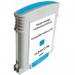 The TSW Ink Cartridges Compatible HP 940XL Cyan Ink features a vibrant blue color and precise design. The label reads TSW Ink Cartridges and HP 940XL Cyan Ink with a product number. The cartridge is surrounded by packaging and is ready to use in printers.