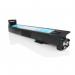 The picture shows TSW ink cartridges compatible with HP CB381A in a vibrant cyan color. It has a yield of 21000 pages and is labeled as CCB381A. The cartridges are neatly packaged and ready for use.