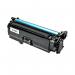 The photo shows a pack of TSW ink cartridges compatible with HP toner 504A CE250A. The cartridges are in the color black and have a page yield of 5000 pages. The packaging is labeled CCE250A.