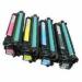 The picture shows TSW ink cartridges designed to be compatible with HP Universal printers. The cartridges, which are in a vivid magenta color, have a yield of 16000 pages and are labeled with the letters CCE273-343A. They are specifically designed for professional laser printing.