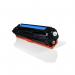 This image shows a pack of TSW ink cartridges, specifically the compatible cartridge for Hewlett Packard CE321A in cyan color for laser printers. With a page yield of 1300, this cartridge offers long-lasting and high-quality printing.