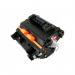 The TSW Ink Cartridges Compatible HP CF281A 81A Black has a sleek design with a vibrant black color. The label showcases the page yield of 10500 pages, indicating its long-lasting capability. Its compact size makes it easy to handle and store.