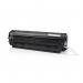 The picture shows a pack of TSW ink cartridges for compatible use with HP CF283X and Canon 737 printers. The black cartridges have a yield of 2400 pages and are labeled with the CCF283X code.