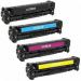 The image shows a pack of TSW ink cartridges that are compatible with HP CF380X and 312A. The cartridges are black in color and have a page yield of 4400.