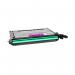 This image shows a pack of TSW ink cartridges compatible with Samsung toner. The specific cartridge is the CLP-M600A/ELS in a vibrant magenta color. It has a page yield of 4000 pages and a lead time of 7-10 days.