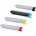 The photograph shows TSW ink cartridges for Samsung printers, specifically the CLTC809S ELS Cyan model. These cartridges have a 15000 page yield and are labeled with the SS567A and CCLT-C809S designations.