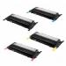 This image features TSW ink cartridges that are compatible with Samsung CLTY4092S ELS in yellow. With a page yield of 1500, the cartridges provide high-quality printing results. The packaging is sleek and modern, with clear labeling for easy identification.
