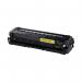 The photo shows a set of TSW Ink Cartridges in vibrant yellow color, compatible with Samsung printers. The cartridges have a page yield of 5000 pages, and are labeled with the model number CLT-Y503LELS.