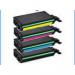 This photo showcases a set of TSW ink cartridges compatible with Samsung CLTY6092S. The yellow color is vibrant and the packaging indicates a 7000 page yield.