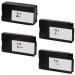 The picture features a pack of TSW ink cartridges compatible with HP CZ131A 711, in bright magenta color. Each cartridge has a high capacity of 30ml and offers a page yield. The packaging is labeled as CCZ131A.