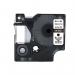 The photograph captures a TSW Dymo Label Maker that is compatible with Dymo D45803 and S0720830 tapes, featuring a black on white design and measuring 19mmx7m. Please note that it is not suitable for use with LW550 or 550 Turbo and 5XL CD45803 machines.