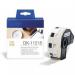 The picture shows a pack of white TSW label tapes that are compatible with Brother DK11218. These tapes have a page yield of 1000 and are labeled as CDK11218.