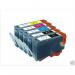 The image shows a pack of TSW ink cartridges, compatible with HP printers, in the J3M83AE 364XL size. The cartridges come in assorted colors and have a page yield of over 400 each.