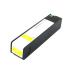 In the picture, you can see a set of TSW ink cartridges in vibrant yellow color. These cartridges are specifically remanufactured for use with HP printers, with a page yield of 16000. Please note, there is a lead time of 7-10 days for this product.