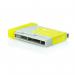 This photograph shows a pack of TSW ink cartridges in the color yellow. Each cartridge has a capacity of 18ml and can print up to 400 pages. The pack is labeled as compatible with Brother LC1000Y and LC970Y.