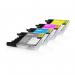 The image shows a multipack of TSW ink cartridges compatible with Brother LC1280XLVALBP. The pack includes standard black and color cartridges with an XL 2400 page yield. The cartridges are neatly packaged and labeled with the TSW logo. The colors are vibrant and the packaging is professional.