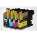 The image showcases TSW Ink Cartridges Compatible with Brother LC129XLBK in black, with high capacity and a yield of 2400 pages. The cartridge has a sleek design and is for use in CLC129XLBK printers.