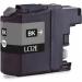 The picture shows a set of TSW ink cartridges in black, labeled as compatible with Brother LC12E. They have a page yield of 2400 and are marked with the code CLC12EBK. The cartridges have a sleek design and are neatly packaged, ready for use in a printer.