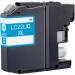 The TSW Ink Cartridges Compatible Brother LC22UXL Cyan has a vibrant blue color and a sleek design. It has a high page yield of 1200, making it long-lasting. The packaging is labeled with the CLC22UXLC code for easy identification.