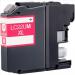 This photo shows a set of TSW Ink Cartridges in a vibrant magenta color. The cartridges are compatible with Brother models and have a high page yield of 1200 pages. They are labeled with the product name and yield information.
