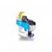The TSW ink cartridge is a vibrant cyan color and holds 5.5ml of ink. It is compatible with Brother LC3211C printers. The label on the cartridge is clearly marked with the CLC3211C model name.