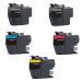 A photo of TSW Ink Cartridges shows a stack of bright magenta cartridges designed for use with Brother printers. The label reads LC3219XLM and boasts a page yield of 1500.