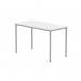 OFFICE RECTANGULAR MULTI-USE TABLE 1200X600 ARCTIC WHITESILVER CORE1260MPTWHTSV