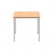 OFFICE RECTANGULAR MULTI-USE TABLE 1200X800 NORWEGIAN BEECHSILVER CORE1280MPTBCHSV