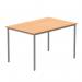 OFFICE RECTANGULAR MULTI-USE TABLE 1200X800 NORWEGIAN BEECHSILVER CORE1280MPTBCHSV