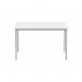 OFFICE RECTANGULAR MULTI-USE TABLE 1200X800 ARCTIC WHITESILVER CORE1280MPTWHTSV