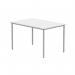 OFFICE RECTANGULAR MULTI-USE TABLE 1200X800 ARCTIC WHITESILVER CORE1280MPTWHTSV