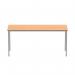 OFFICE RECTANGULAR MULTI-USE TABLE 1600X600 NORWEGIAN BEECHSILVER CORE1660MPTBCHSV