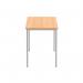 OFFICE RECTANGULAR MULTI-USE TABLE 1600X600 NORWEGIAN BEECHSILVER CORE1660MPTBCHSV
