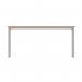 OFFICE RECTANGULAR MULTI-USE TABLE 1600X600 NORWEGIAN BEECHSILVER CORE1660MPTBCHSV