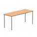 OFFICE RECTANGULAR MULTI-USE TABLE 1600X600 NORWEGIAN BEECHSILVER CORE1660MPTBCHSV