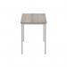 OFFICE RECTANGULAR MULTI-USE TABLE 1600X600 ALASKAN GREY OAKSILVER CORE1660MPTGOAKSV