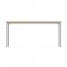 OFFICE RECTANGULAR MULTI-USE TABLE 1600X800 NORWEGIAN BEECHSILVER CORE1680MPTBCHSV