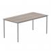OFFICE RECTANGULAR MULTI-USE TABLE 1600X800 ALASKAN GREY OAKSILVER CORE1680MPTGOAKSV