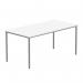 OFFICE RECTANGULAR MULTI-USE TABLE 1600X800 ARCTIC WHITESILVER CORE1680MPTWHTSV