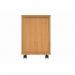 MOBILE UNDER DESK OFFICE STORAGE UNIT 2 DRAWERS NORWEGIAN BEECH COREUDM2BCH